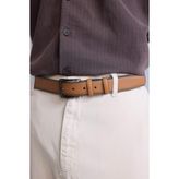 DeFacto Erkek Dikdörtgen Toka Suni Deri Klasik Kemer H6884AXNS - 90 cm - Kahve-BN45