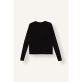 DeFacto Fitted Bisiklet Yaka Triko Basic Kazak Kız Çocuk E9849A825AU