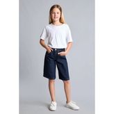 DeFacto Geniş Paça Jean Şort Kız Çocuk I4688A826SM - 8 - 9 Yaş - Mavi-BE364