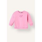 DeFacto Göğsü Baskılı Bisiklet Yaka Kalın Sweatshirt Kumaşı Sweatshirt Kız Bebek