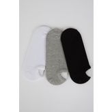 DeFacto K4595AZNS Erkek Pamuklu 3'lü Sneaker Çorabı