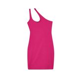 DeFacto Kadın Coool Bodycon Basic Tek Omuzlu Kaşkorse Mini Elbise