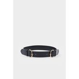DeFacto Kadın Oval Toka Suni Deri Klasik Kemer G7897AXNS - 80 cm - Siyah-BK27