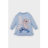 DeFacto Kız Bebek Disney Lilo & Stitch Bisiklet Yaka Uzun Kollu Sweat Elbise D8439A524AU