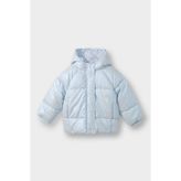 DeFacto Kız Bebek Kapüşonlu Fermuarlı Çıtçıtlı Şişme Mont E7985A525AU