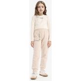 DeFacto Kız Çocuk Baskılı Beli Paçası Lastikli Jogger Eşofman Altı D7012A824WN - 9 - 10 Yaş - Bej-BG186