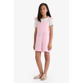 Defacto Kız Çocuk Viskon Askılı Tulum F5782a825smpn693 Pembe