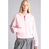 DeFacto Loose Fit Kapüşonlu Modal Hırka G2204AX26WN - Pembe