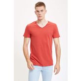 DeFacto M4791AZ20SP Slim Fit V Yaka Basic Kısa Kollu Tişört