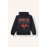 DeFacto NBA Chicago Bulls Kapüşonlu Pamuklu Sweatshirt Erkek Çocuk F4086A826WN