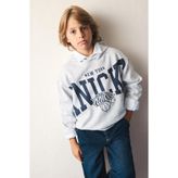 DeFacto NBA New York Knıcks Kapüşonlu İçi Yumuşak Tüylü Sweatshirt Erkek Çocuk I2237A826WN