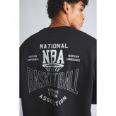 DeFacto NBA Sırt Baskılı Oversize Bisiklet Yaka Sweatshirt