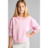 DeFacto Okul Relax Fıt Bisiklet Yaka Basic Sweatshirt Kız Çocuk E6842A826AU