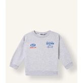 DeFacto Oversize Araba ve Baskılı Sweatshirt Erkek Bebek I4392A526WN - Gri-GR400 - 4 - 5 Yaş