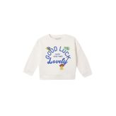 DeFacto Oversize Bisiklet Yaka Baskılı Sweatshirt Erkek Bebek