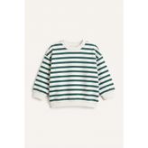 DeFacto Oversize Bisiklet Yaka Çizgili Sweatshirt Erkek Bebek I4401A526WN