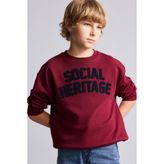 DeFacto Oversize Bisiklet Yaka Nakışlı Sweatshirt Erkek Çocuk
