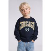 DeFacto Oversize Chicago Baskılı Kalın Sweatshirt Erkek Bebek I4400A526WN