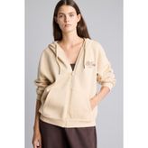 DeFacto Oversize Kapüşonlu Fermuarlı Baskılı Sweatshirt Hırka