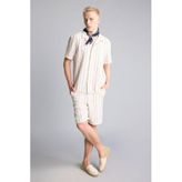 DeFacto Regular Fit Cepli Çizgili Bermuda Şort E0808AX26SM