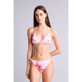 DeFacto Regular Fıt Çiçekli Pembe Bikini Alt