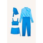 DeFacto Regular Fıt Desenli 5'li Burkini Mayo G9525AX26HS