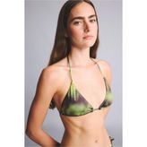 DeFacto Regular Fıt Desenli İnce Askılı Bikini Üstü