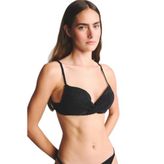 DeFacto Regular Fit Desenli Siyah Bikini Üstü E1539AX26SM