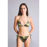 DeFacto Regular Fıt Desenli Yeşil Bikini Alt