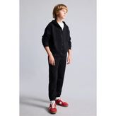 DeFacto Regular Fit Elastik Bel Siyah Pantolon Erkek Çocuk H9195A826AU - Siyah-BK81 - 8 - 9 Yaş