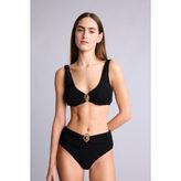 DeFacto Regular Fıt Kırışık Dokulu Beyaz Bikini Alt E0209AX26SM
