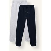 DeFacto Regular Fit Lastikli Paça 2'li Jogger Eşofman Altı Erkek Çocuk I0596A826AU - Gri-GR400 - 9 - 10 Yaş