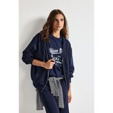 DeFacto Relax Fıt Kapüşonlu Basıc Düz Kalın Sweatshirt Kumaşı Hırka
