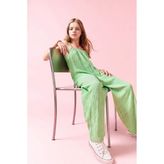 DeFacto Relax Fit Kırışık Dokulu Tulum Kız Çocuk H6003A826HS - Yeşil-GN724 - 7 - 8 Yaş