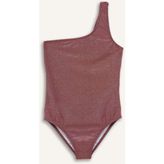 DeFacto Simli Kumaş Mayo Kız Çocuk G5747A826HS - Bordo - 7 - 8 Yaş