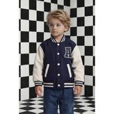 DeFacto Su Geçirmez Bomber Mont Erkek Bebek F8475A526SP - 12 - 18 Ay - Lacivert-NV256