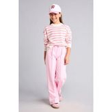 DeFacto Wide Leg Elastik Bağlamalı Bel Pamuklu Eşofman Altı Kız Çocuk I1621A826AU - Pembe-PN633 - 7 - 8 Yaş