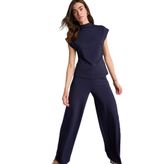 DeFacto Wide Leg Pantolon Bordo