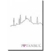 Deffter Defter I Live Istanbul Mosque 14 x 20 cm Defter