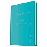Deffter T7206 I Write Because I Am Always Learning Çizgili Not Defteri