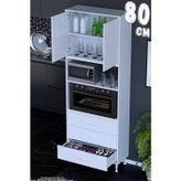 Defne 80 cm Fırın Uyumlu 3 Çekmeceli Çok Amaçlı Mutfak Kiler Banyo Organizer Çocuk Odası Dolabı