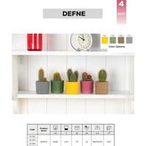 Defne 9 cm 0,4 Lt 4 Adet Modern Saksı