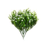 DEFNE DECOR Yapay Çiçek Beyaz Mineli Şimşir Okalitus Dekoratif Yapay Bitki