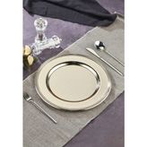 Defne Metal Supla Tabak 33 cm - Premıum Metal Supla Tabak