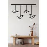 Dekadron Kağıt Uçaklar Metal Duvar Dekoru