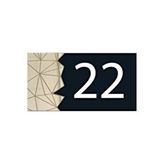 Dekokonsept Dekoratif Aynalı Modern Kapı Numarası - Gold 22