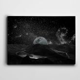Dekolata Ay Gece 35x50 cm Kanvas Tablo