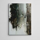 Dekolata Cadde ve Arabalar Mini Kanvas Tablo 60 x 85 CM