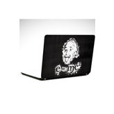 Dekolata Einstein Siyah Beyaz 25x19 cm Laptop Sticker