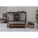 Dekomodern Wein Şaraplık Siyah